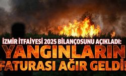 İzmir itfaiyesi 2025 bilançosunu açıkladı: 'Yangınların faturası ağır geldi!'