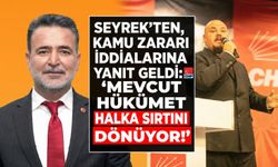 Devrim Seyrek’ten, kamu zararı iddialarına yanıt geldi: 'Mevcut hükümet halka sırtını dönüyor!'