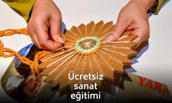 9 mahallede ücretsiz sanat eğitimi: Bornova'nın minikleri geleceği dokuyor