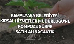 KOMPOZE GÜBRE SATIN ALINACAKTIR.