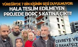 Yüreğir'de 7 bin kişinin Sesi Duyulmuyor: hala teslim edilmeyen  Projede borç 5 katına çıktı!