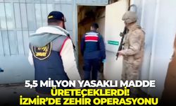 Bakan Yerlikaya duyurdu: İzmir'de zehir operasyonunda 2 kişi yakalandı