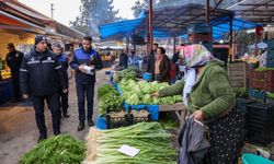 Şirinyer pazar yeri çevresinde izinsiz tezgâhlara müdahale!