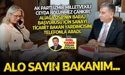 ALOSBİ'nin baraj sorunu için AK Parti İzmir Milletvekili Ceyda Bölünmez Çankırı devreye girdi