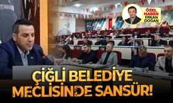 Çiğli Belediye Meclisi'nde sansür!