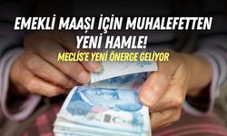 Emekli maaşı için muhalefetten yeni hamle! Meclis’e yeni önerge geliyor