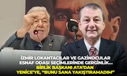 İzmir Lokantacılar ve Gazinocular Esnaf Odası seçimlerinde tansiyon yükseldi!!
