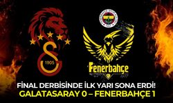 Final derbisinde ilk yarı sona erdi: Galatasaray 0 – Fenerbahçe 1
