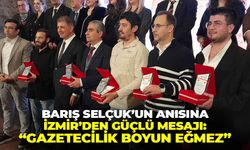 Barış Selçuk'un anısına, İzmir'den güçlü mesaj: "Gazetecilik susmaz"