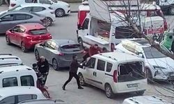 İzmir Bornova'da polis merkezi önünde kavga!