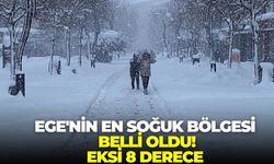 İzmir'de yağışlara ara! Ege'nin en soğuk bölgesi belli oldu: Eksi 8 derece! 14/15/16 Ocak hava durumu