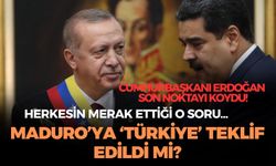 SON DAKİKA Maduro'ya Türkiye teklif edildi mi? Cumhurbaşkanı Erdoğan herkesin merak ettiği iddiaya son noktayı koydu!
