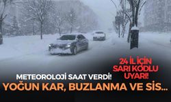 Meteoroloji'den 24 il için sarı kodlu uyarı! Yoğun kar, buzlanma ve sis etkili olacak! 3 Ocak 2025 hava raporu!