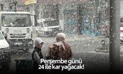 Meteoroloji'den beklenen haber geldi! Perşembe günü kar geliyor! Tam 24 il beyaza bürünecek!