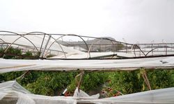 Seydikemer’de hortum ve dolu seraları vurdu: Yaklaşık 100 dönüm alan zarar gördü