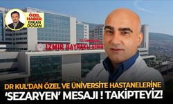 Sağlık Müdürü Kul’dan İzmir’deki özel ve üniversite hastanelerine ‘sezaryen’ mesajı ! Takipteyiz!