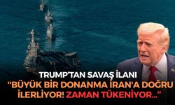 SON DAKİKA Trump: ''Büyük bir donanma İran'a doğru ilerliyor! Zaman tükeniyor, anlaşma yapın!''