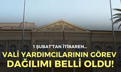 İzmir’de vali yardımcılarının görev dağılımı belli oldu!