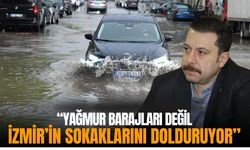 AK Partili Kaya’dan altyapı çıkışı: "Yağmur barajları değil, İzmir’in sokaklarını dolduruyor"