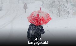 İşte, Pazar günü kar yağacak iller! Tam 34 il...