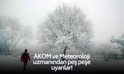 Kar kapıda! AKOM ve Meteoroloji uzmanından peş peşe uyarılar: O saatlere dikkat!