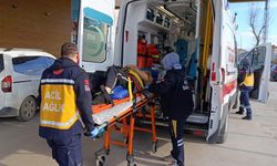 Tamir ettiği traktör canından ediyordu!