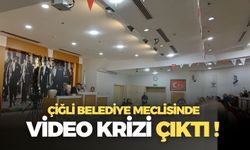 Çiğli Belediye Meclisinde 'video krizi' yaşandı !
