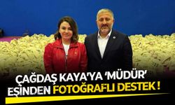 Çağdaş Kaya'ya 'Müdür' eşinden fotoğraflı destek!