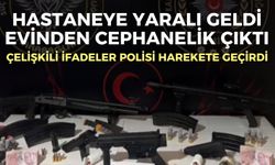 Çelişkili ifadeler polisi harekete geçirdi! Evinden resmen cephanelik çıktı
