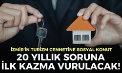 Çeşme’nin 20 yıllık konut sorununa ilk kazma!