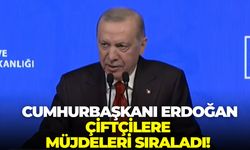 Cumhurbaşkanı Erdoğan çiftçilere müjdeleri sıraladı: "Türkiye'de tarım bitmedi hiçbir zaman bitmeyecek"