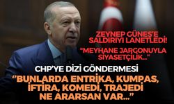 SON DAKİKA Cumhurbaşkanı Erdoğan Zeynep Güneş'e saldırıyı lanetledi! CHP'ye dizi göndermesi yaptı: 'Entrika ve komedi.'.
