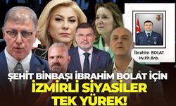 F-16 kazasında Şehit düşen Binbaşı İbrahim Bolat için İzmirli siyasilerden taziye mesajları