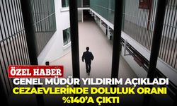 Genel Müdür Yıldırım açıkladı: Cezaevinden doluluk oranı %140’a çıktı