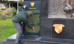 Göztepe anıtı yeniden ayağa kalktı! Vandalizme uğrayan eser onarıldı