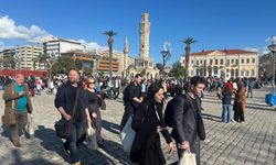 Güneş yüzünü gösterdi, İzmirliler dışarıya akın etti