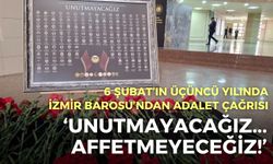 6 Şubat’ın üçüncü yılında İzmir Barosu’ndan adalet çağrısı: Unutmayacağız, affetmeyeceğiz!