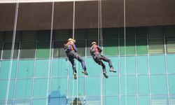 İzmir Adliyesi’nde nefes kesen tatbikat! Bina tahliye edildi