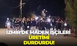 İzmir Kınık Polyak Madencilik’te üretim tamamen durduruldu! İşçiler eylemde