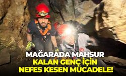 İzmir'de yer altında zamana karşı yarış: Mağarada mahsur kalan genç için nefes kesen mücadele!