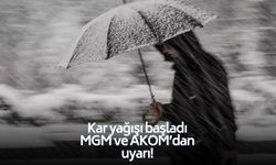 Kar yağışı başladı, vapur seferleri iptal edildi! AKOM VE MGM'den peş peşe uyarılar!