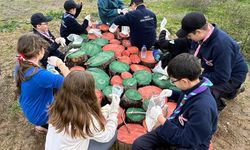 Karşıyaka’nın genç izcileri Yamanlar’da doğayla buluştu