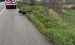 Manisa Salihli’de motosiklet kazası: 62 yaşındaki sürücü ağır yaralandı