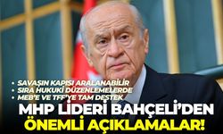 MHP lideri Bahçeli'den ABD ve İran uyarısı: "Yaygın bir savaşın kapısı aralanabilir!"