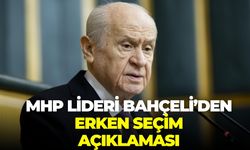 MHP lideri Bahçeli'den seçim açıklaması!