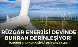 Rüzgar enerjisi devinde buhran derinleşiyor! İcranın ardından şimdi de iflas talebi