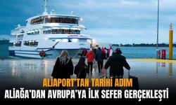 Aliaport’tan tarihi adım: Aliağa’dan Avrupa’ya ilk sefer gerçekleşti