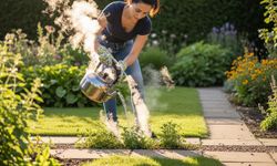 Bahçedeki istenmeyen yabani otlar için çözüm mutfaktan geldi: 24 saatte kökünü kurutuyor