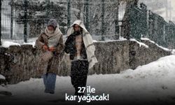 Bayramda hava buz kesecek! 27 ile kar yağacak!