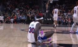 NBA'de talihsiz an! Adem Bona takım arkadaşı MVP adayı Tyrese Maxey'i sakatladı